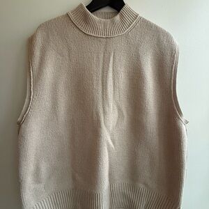 By Together Taupe Knit Sweater Vest